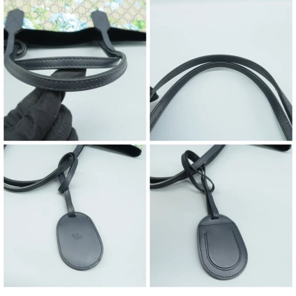 100% Authentic GUCCI Bloom Blue Canvas Shoulder Bag - Picture 8 of 12